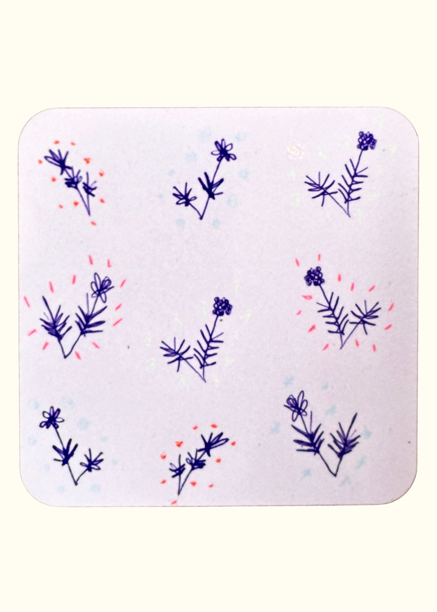 Flowers coaster