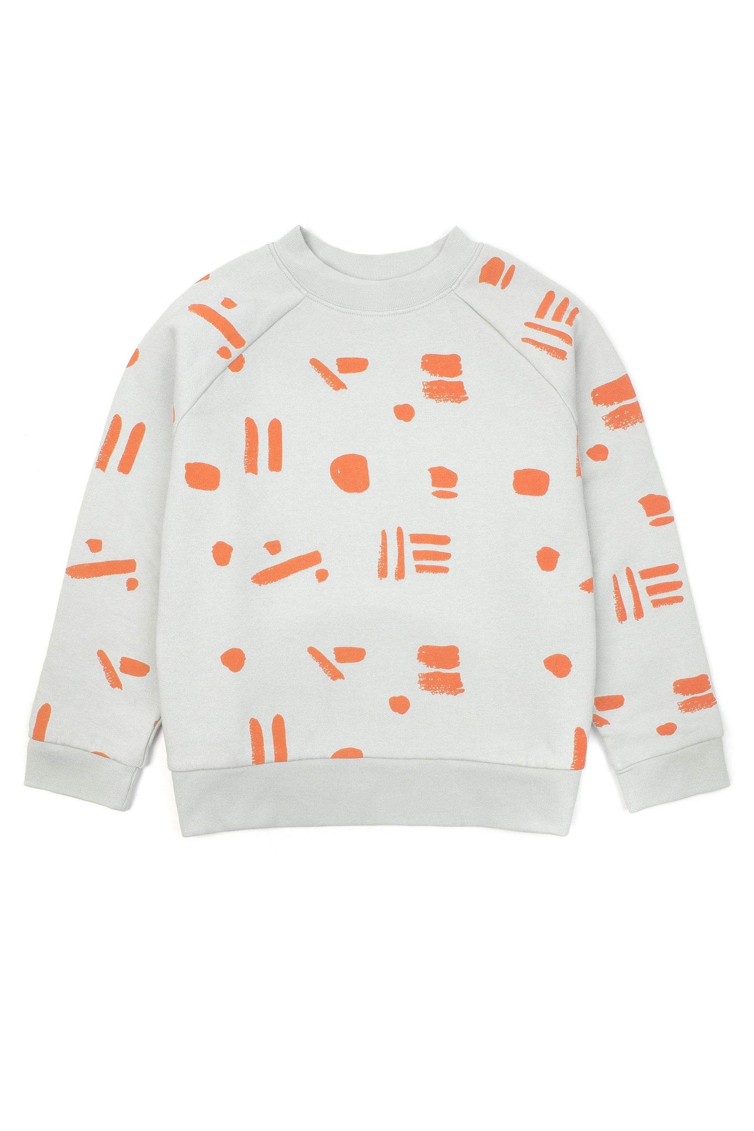 Line Dots sweatshirt Sunshine — Adult Sweatshirt Cub & Pudding