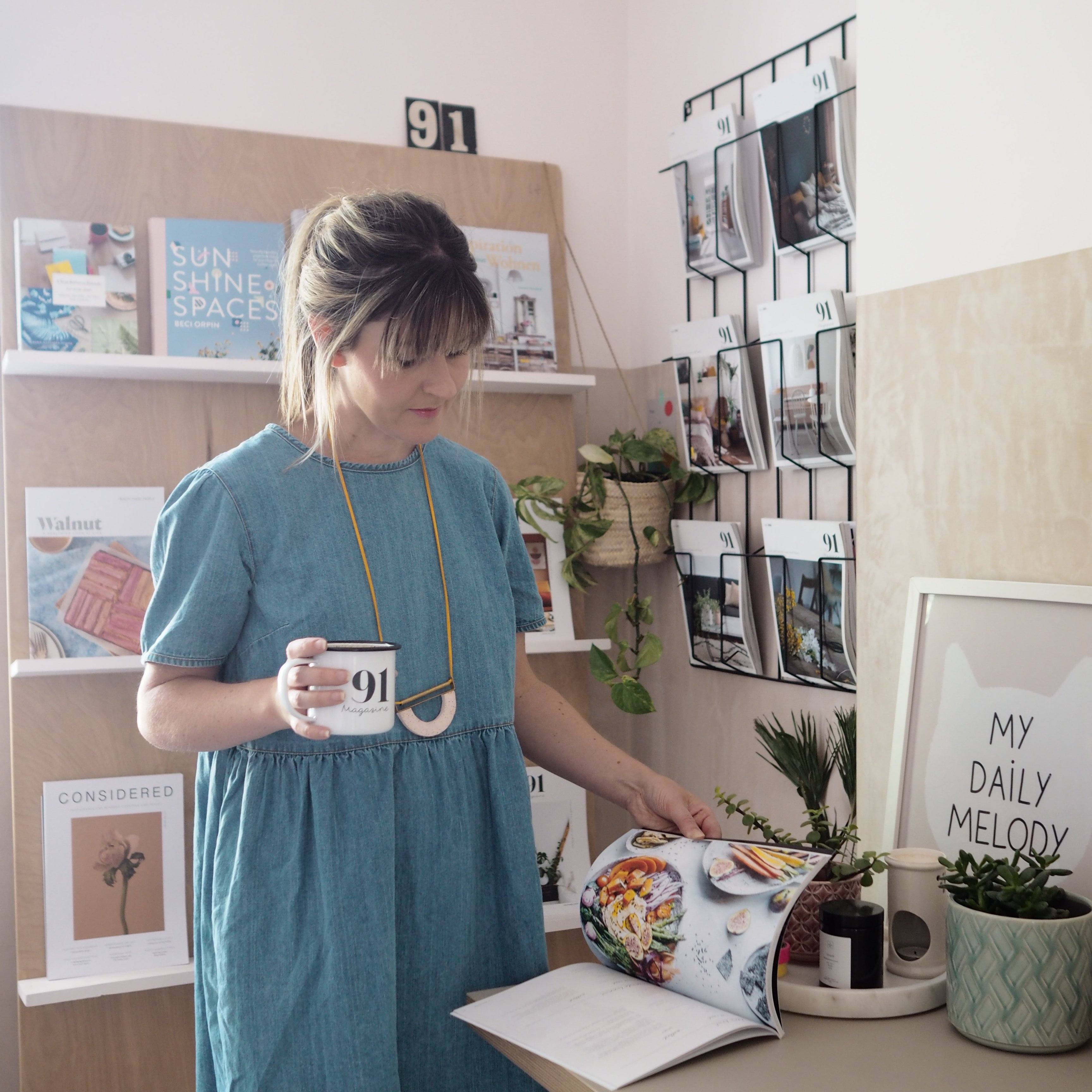 A cuppa & a Custard Cream with....CAROLINE ROWLAND of 91 Magazine