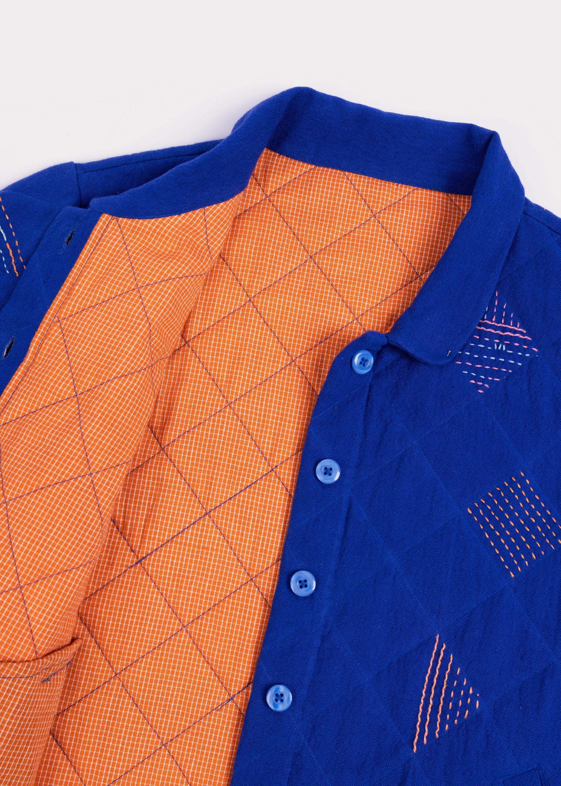 Bagru quilted jacket