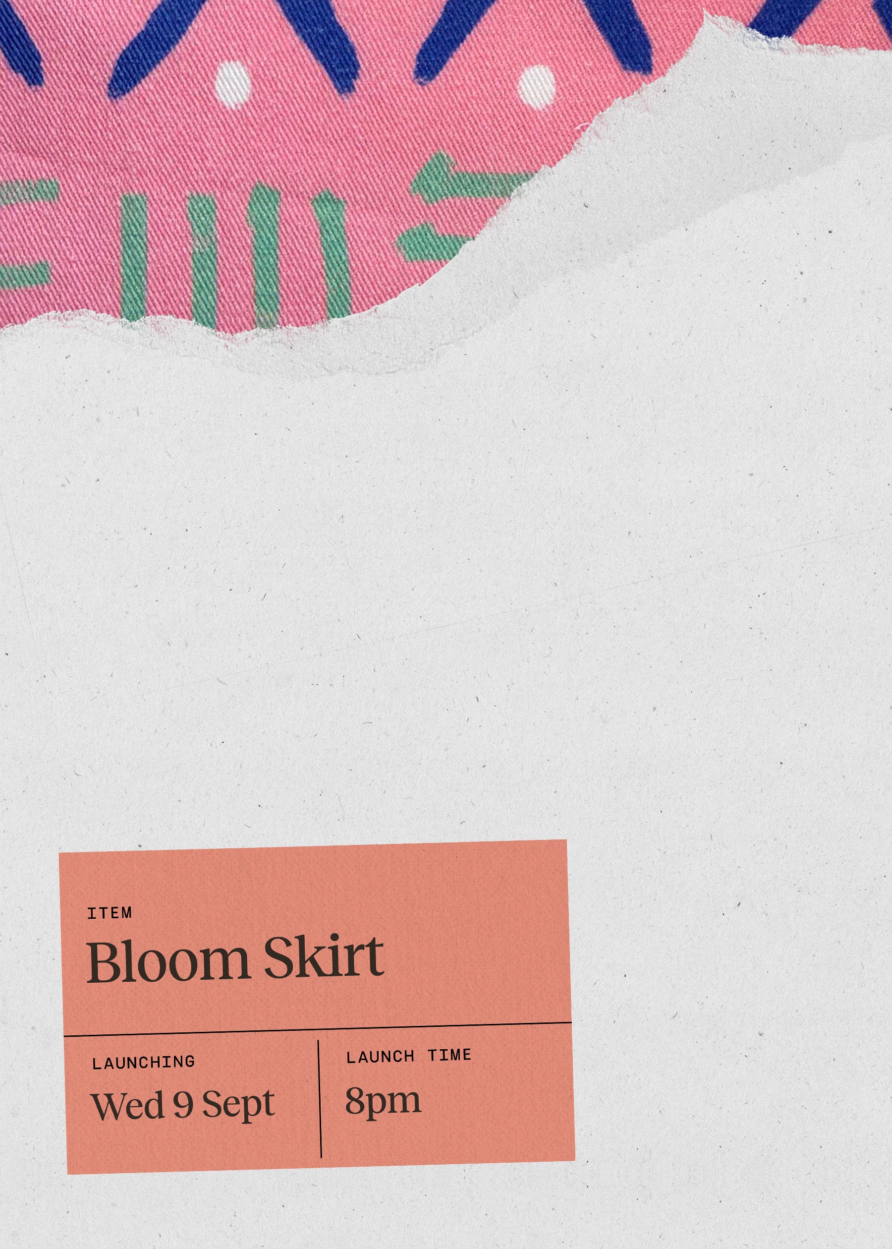 Bloom skirt - Zig Zag