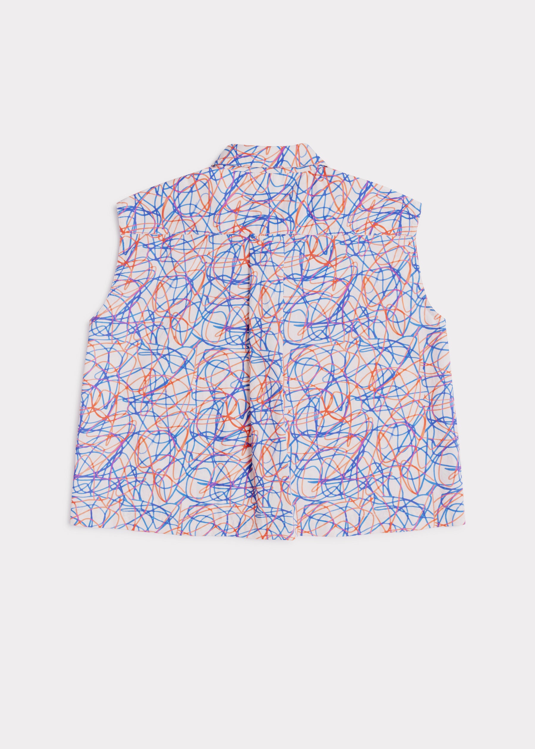 Bloomsbury sleeveless top – Scribble