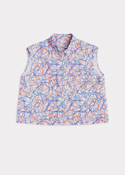 Bloomsbury sleeveless top – Scribble