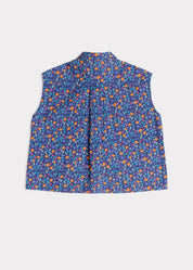 Bloomsbury sleeveless top – Meadow Navy
