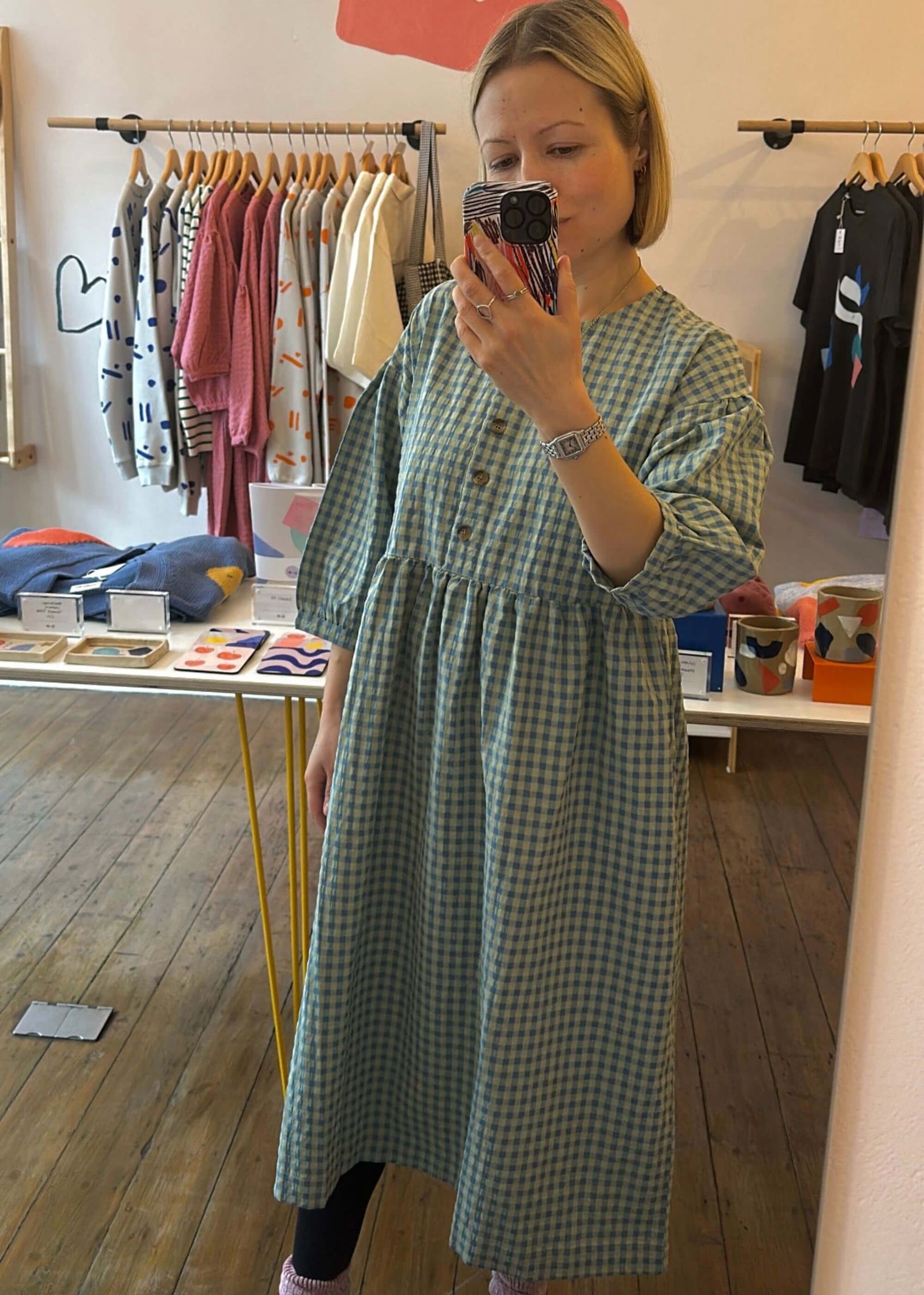 Hopscotch Sea dress