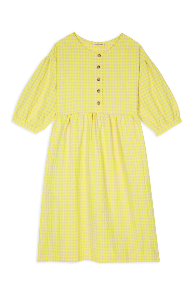 Cub & Pudding Hopscotch neon sunshine dress