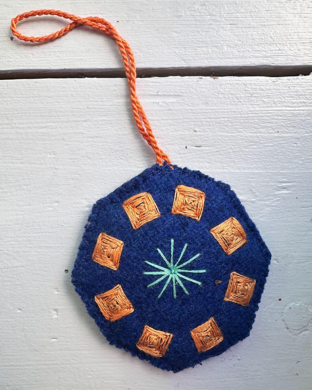 Felt Decoration - Blue