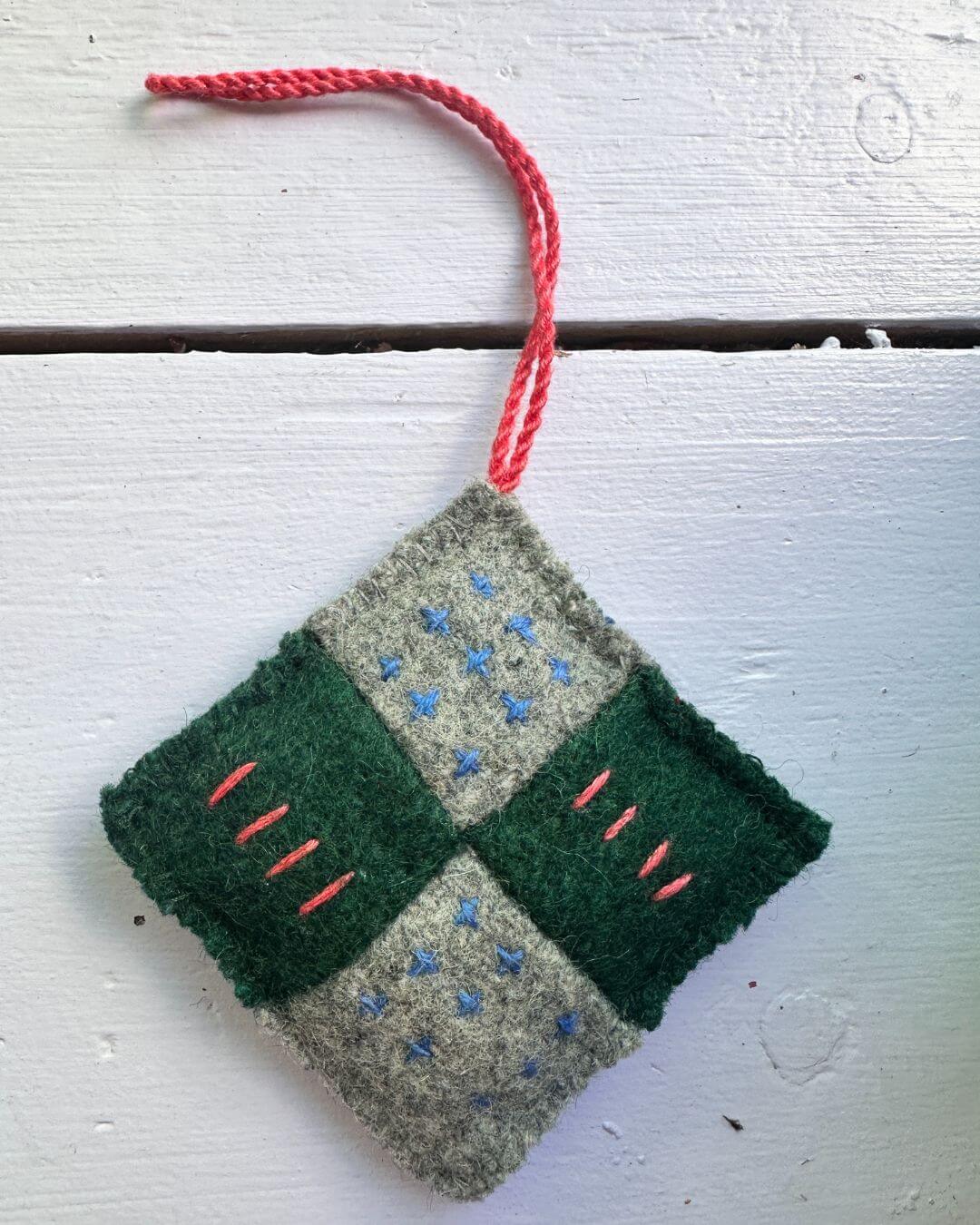 Felt Decoration - Green