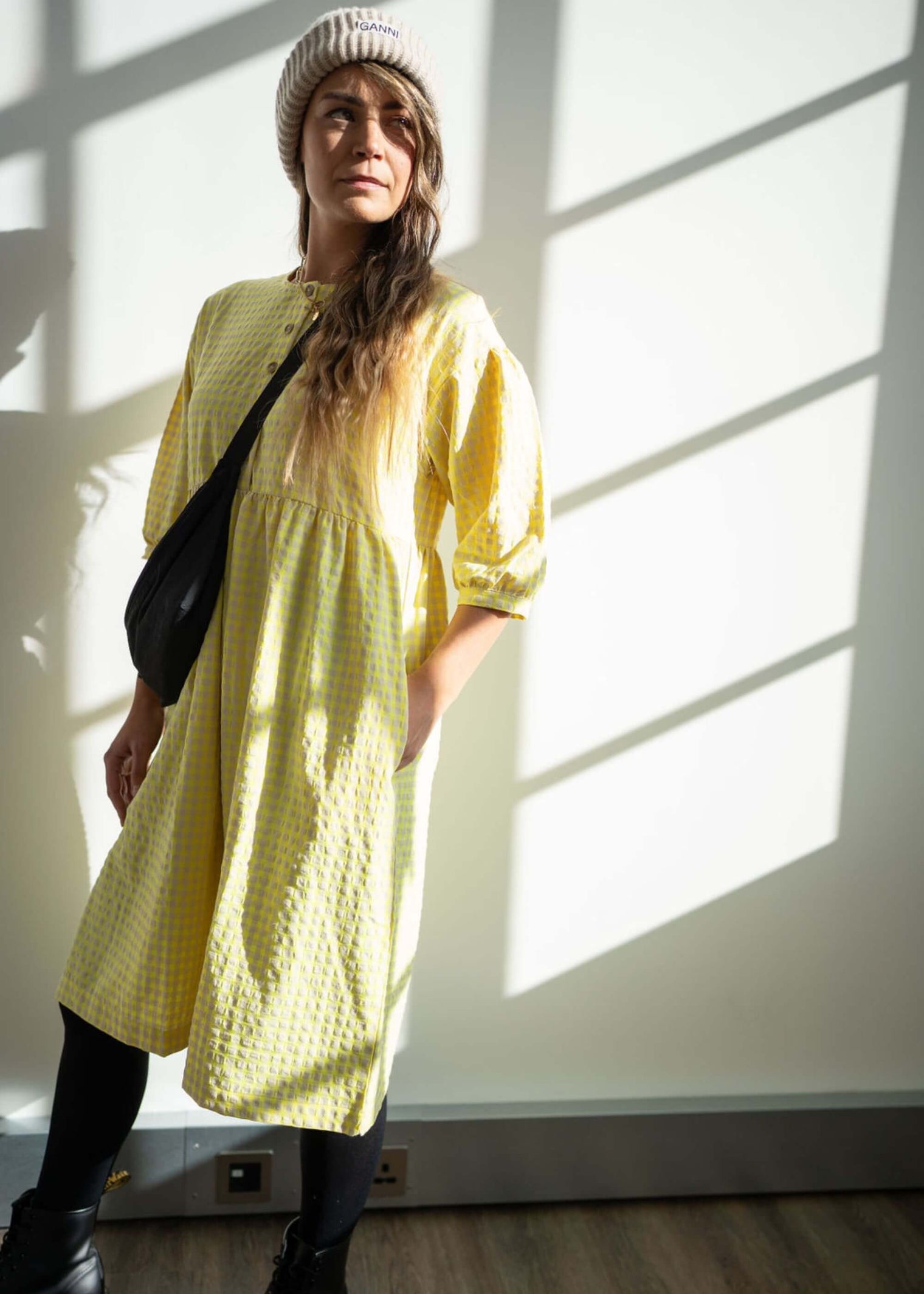 Hopscotch Neon Sunshine dress