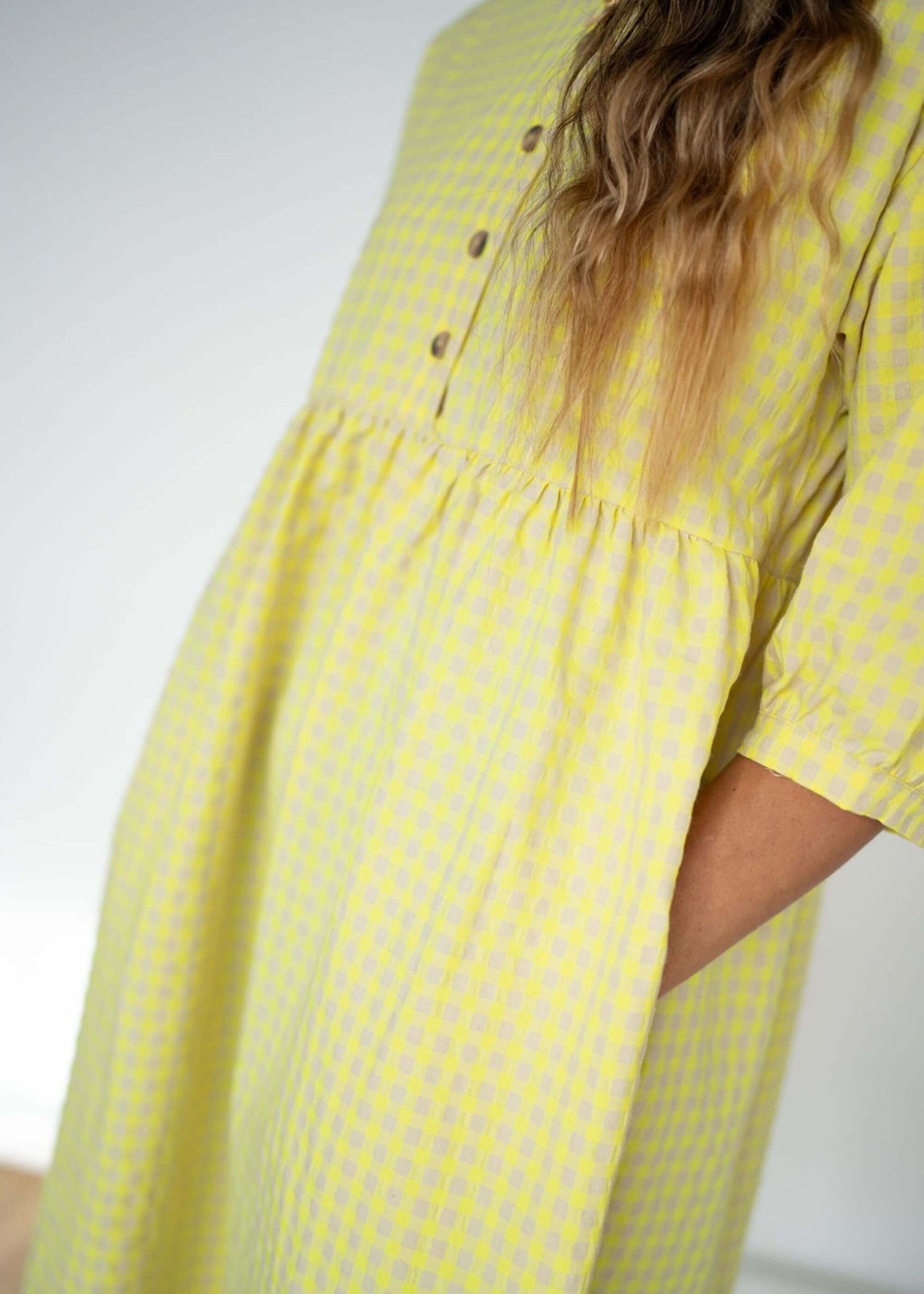 Hopscotch Neon Sunshine dress