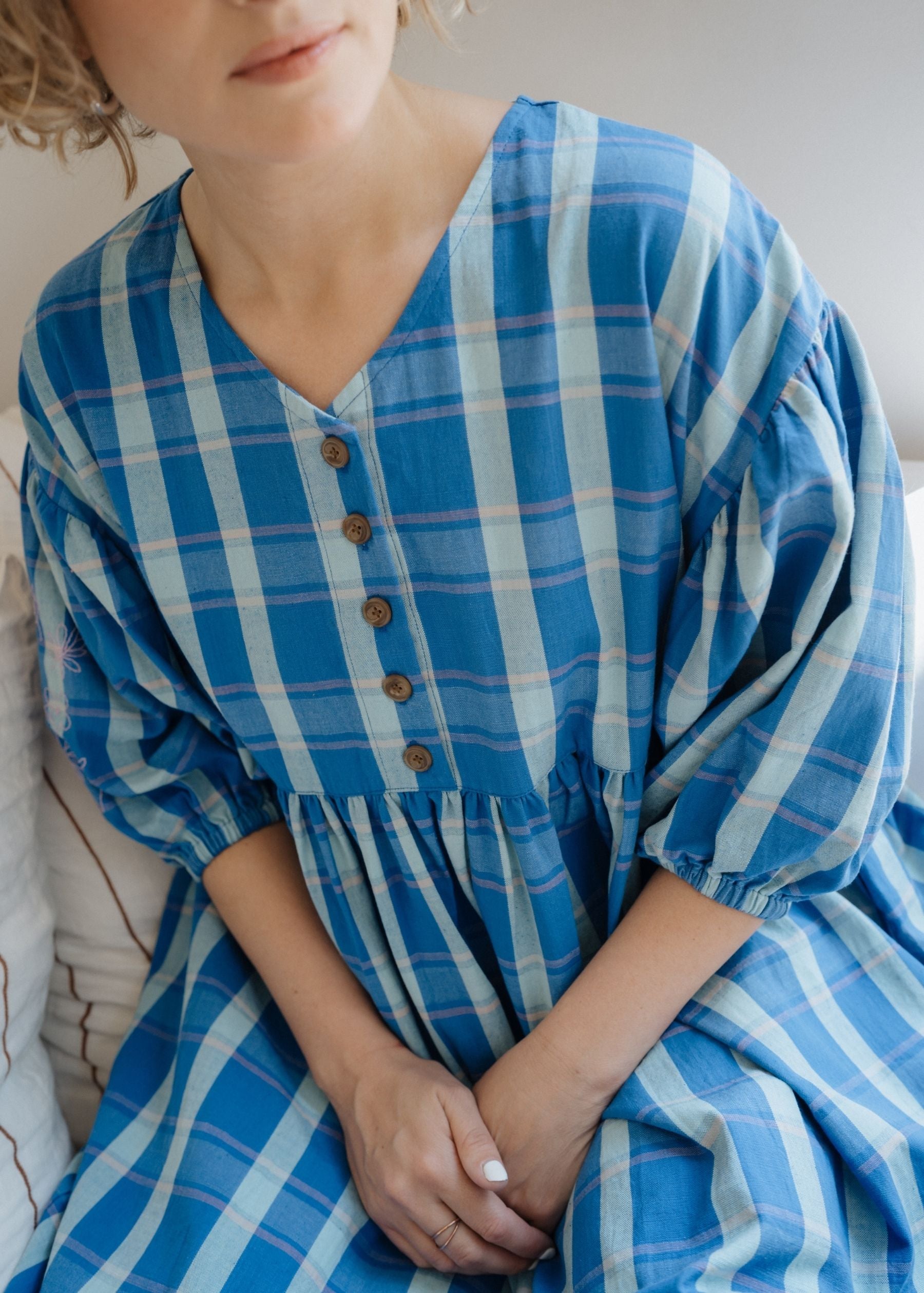 Sorrel dress – Cornflower Blue