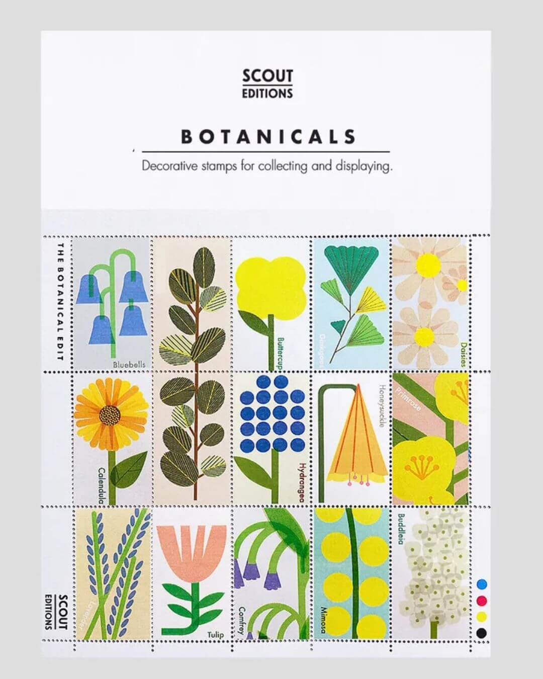 Botanical Flowers stamp set