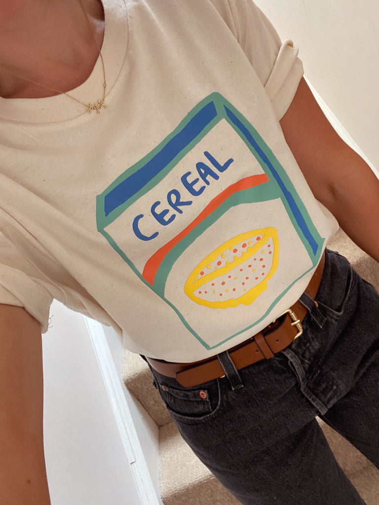 Cereal T-shirt - Adults T-shirt Cub & Pudding 