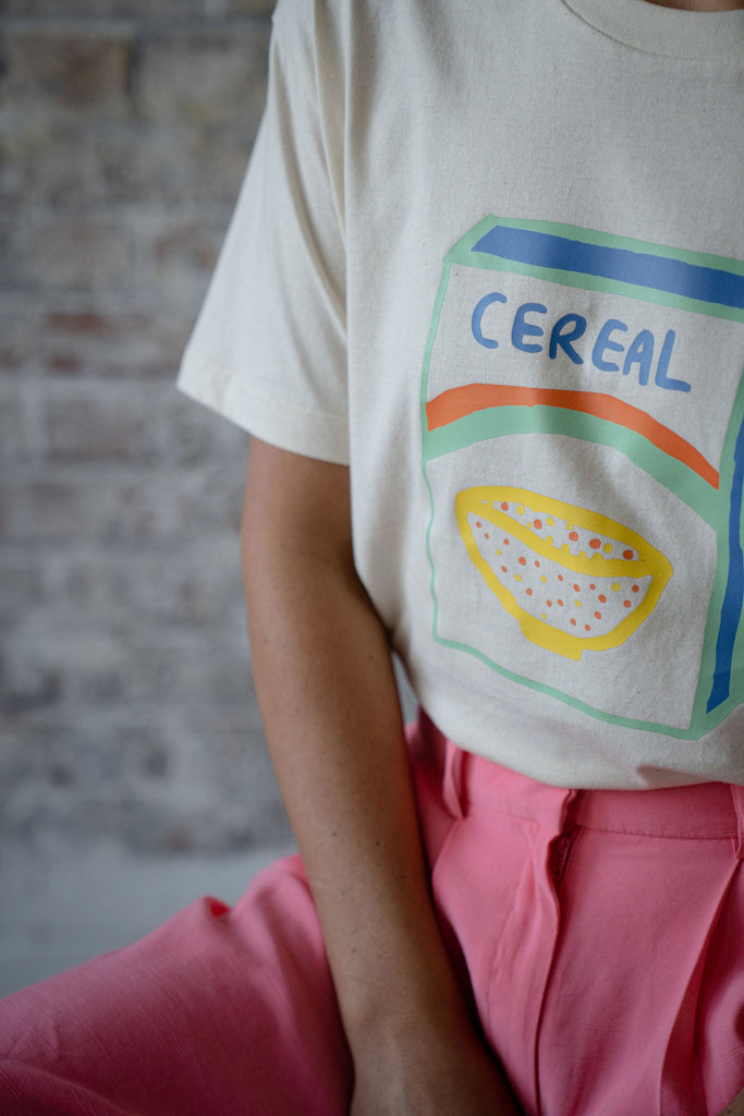 Cereal T-shirt - Adults T-shirt Cub & Pudding 