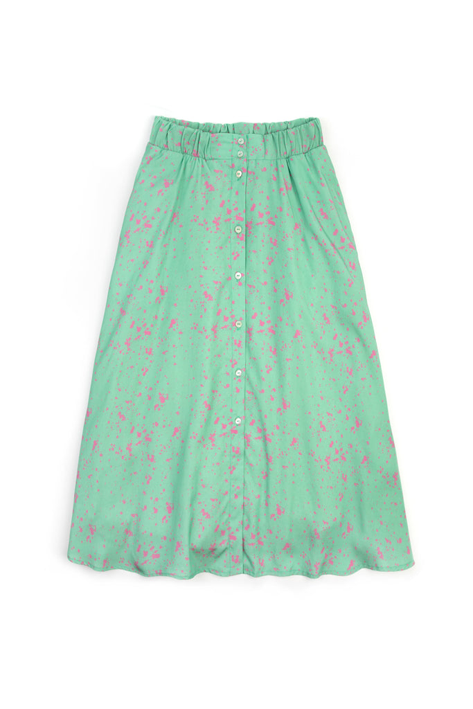 Lamorna Midi Skirt - Green Skirt Cub & Pudding 