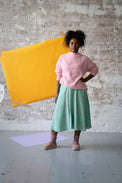 Lamorna Midi Skirt - Green Skirt Cub & Pudding 