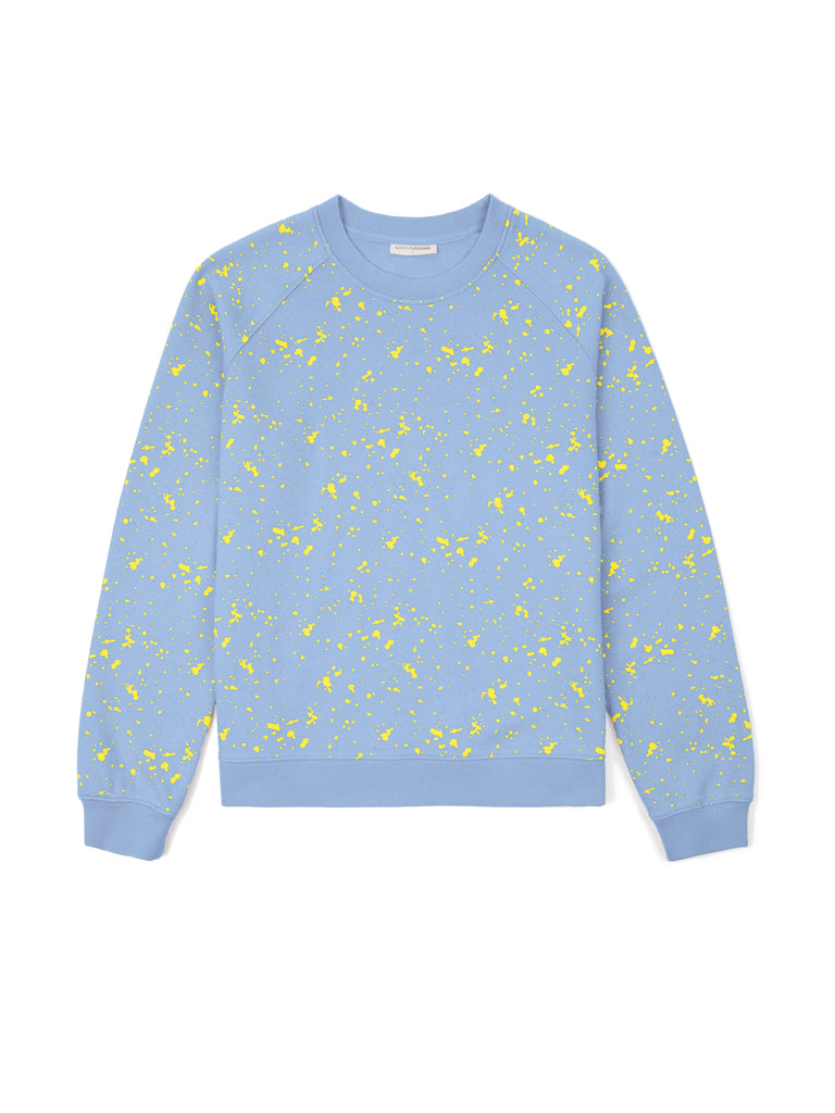 Lamorna sweatshirt Sky Blue & Yellow — Adult Sweatshirt Cub & Pudding 