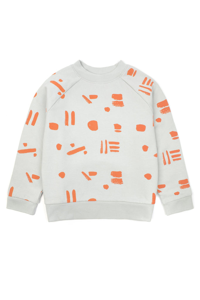 Line Dots sweatshirt Sunshine — Adult Sweatshirt Cub & Pudding 